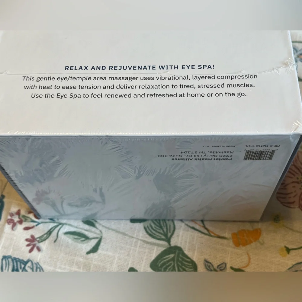 NEW Patriot Health Eye Spa At Home Massaging Device
